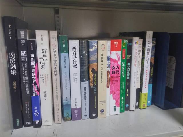 觀光旅遊處圖書室提供公用書櫃